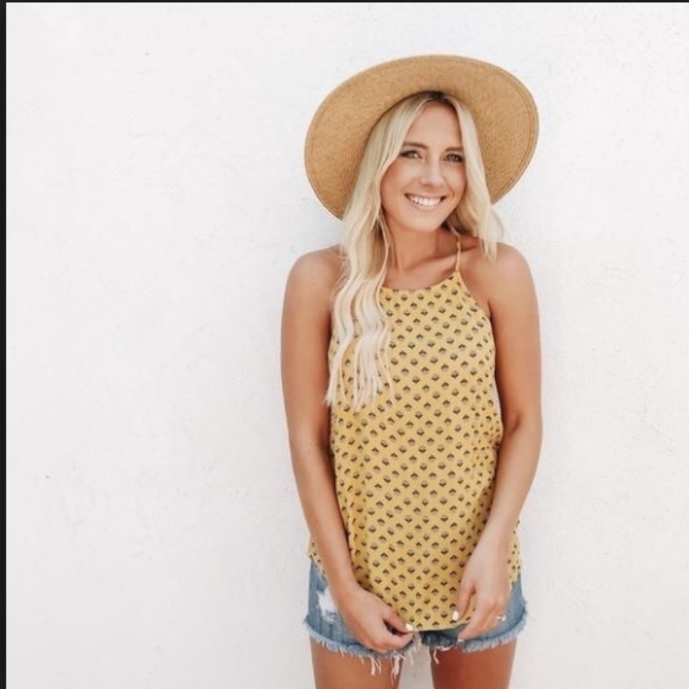 CJLA Elaine Tank top Mustard